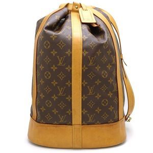 Louis Vuitton Monogram Randonee GM Shoulder Bag Brown